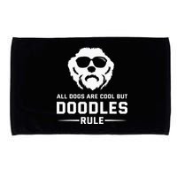 All Dogs Are Cool But Doodles Rule Goldendoodle Labradoodle Microfiber Hand Towel