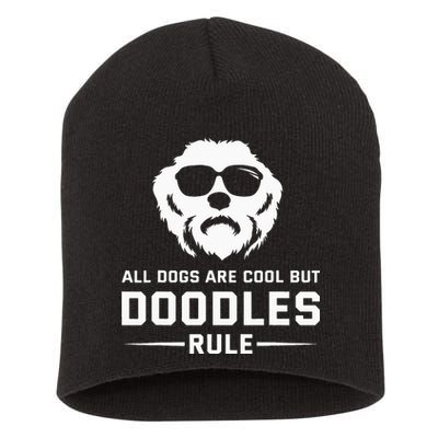 All Dogs Are Cool But Doodles Rule Goldendoodle Labradoodle Short Acrylic Beanie