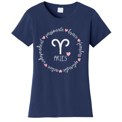 Aries Description Apparel Men Women Funny Zodiac Sign Gift Women's T-Shirt