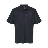 Alzheimers Disease Awareness Dementia I Wear Purple Softstyle Adult Sport Polo