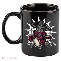 Ape Drummer 11oz C Handle Ceramic Mug