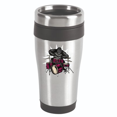 Ape Drummer 16oz Travel Tumbler