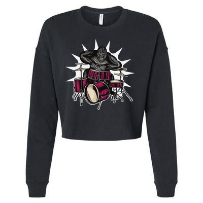 Ape Drummer Cropped Pullover Crew