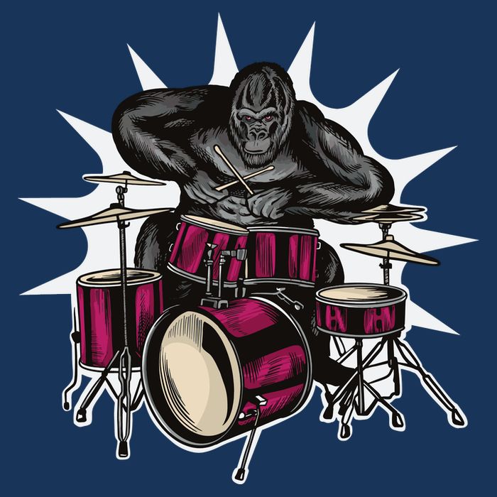 Ape Drummer Button