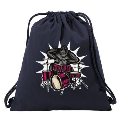 Ape Drummer Drawstring Bag