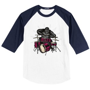 Ape Drummer Baseball Sleeve Shirt