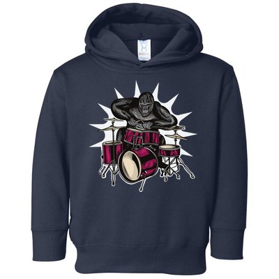 Ape Drummer Toddler Hoodie