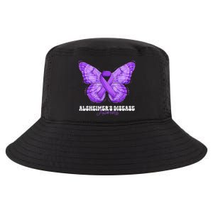 Alzheimers Disease Awareness Month Purple Ribbon Butterfly Cool Comfort Performance Bucket Hat