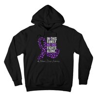 Alzheimers Disease Awareness Month Purple Ribbon Hoodie