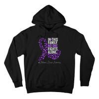 Alzheimers Disease Awareness Month Purple Ribbon Tall Hoodie