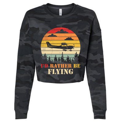 Airplane Decoration Aviation Decor Aviation Quotes Bag Cropped Pullover Crew