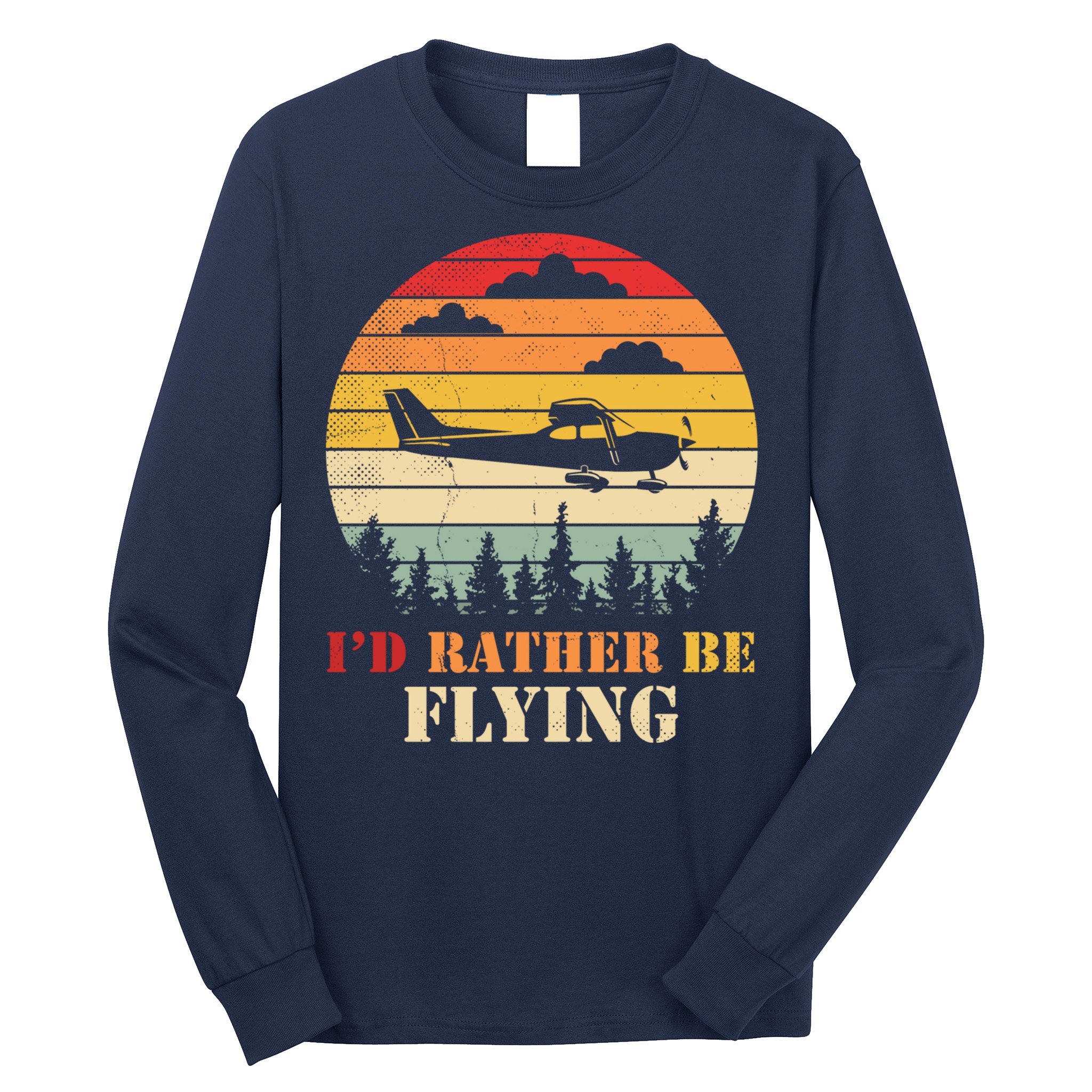Airplane Decoration Aviation Decor Aviation Quotes Bag Long Sleeve Shirt