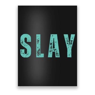 Another Day Another Slay Groovy Inspired Positive Vibes Poster