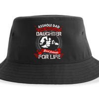 Asshole Dad And Smartass Daughter Best Friend For Life Sustainable Bucket Hat