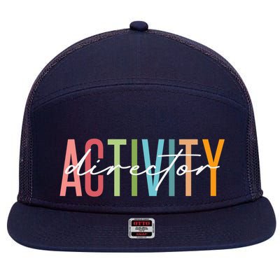 Activity Director Activity Professionals Week Healthcare 7 Panel Mesh Trucker Snapback Hat