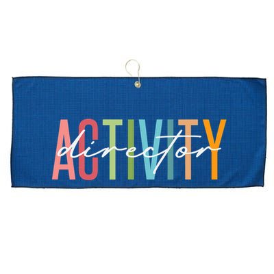 Activity Director Activity Professionals Week Healthcare Large Microfiber Waffle Golf Towel