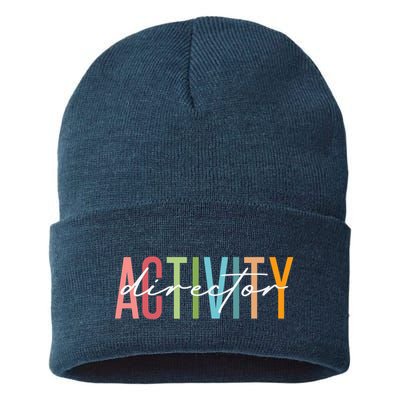 Activity Director Activity Professionals Week Healthcare Sustainable Knit Beanie