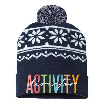 Activity Director Activity Professionals Week Healthcare USA-Made Snowflake Beanie