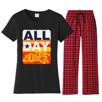 All Day Alief Women's Flannel Pajama Set