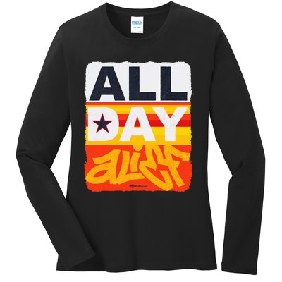 All Day Alief Ladies Long Sleeve Shirt