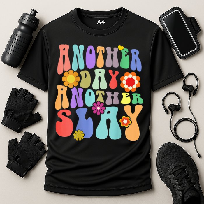 Another Day Another Slay Groovy Inspired Positive Vibes Performance Shirt