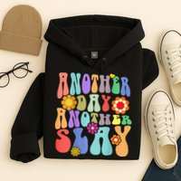 Another Day Another Slay Groovy Inspired Positive Vibes Hoodie