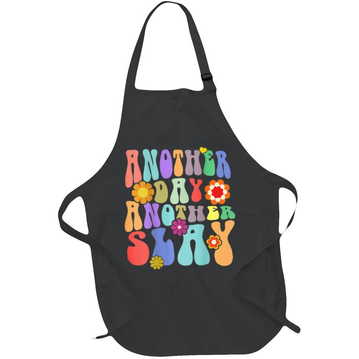 Another Day Another Slay Groovy Inspired Positive Vibes Apron
