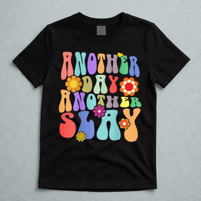Another Day Another Slay Groovy Inspired Positive Vibes T-Shirt