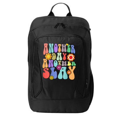 Another Day Another Slay Groovy Inspired Positive Vibes City Backpack