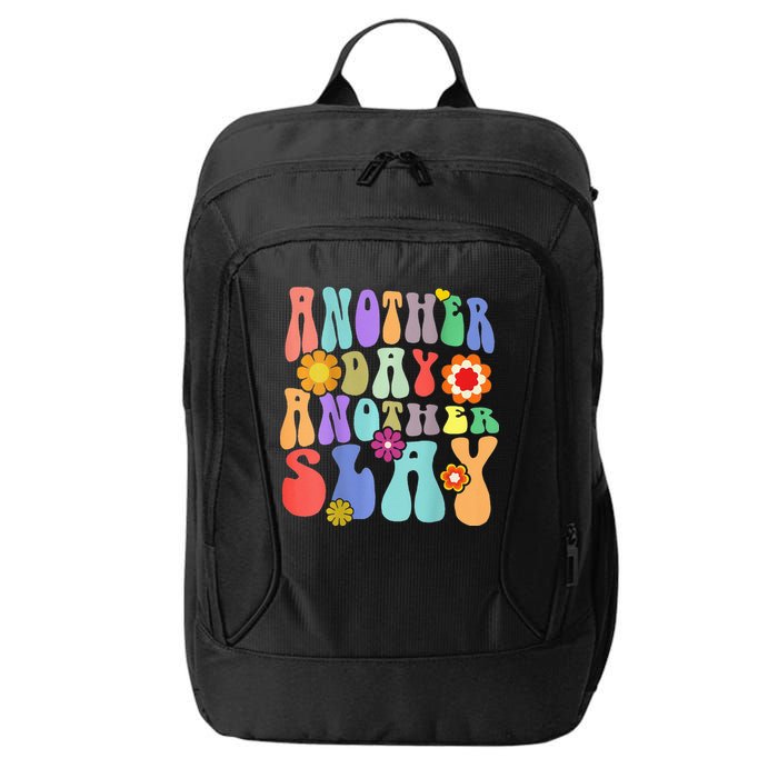 Another Day Another Slay Groovy Inspired Positive Vibes City Backpack