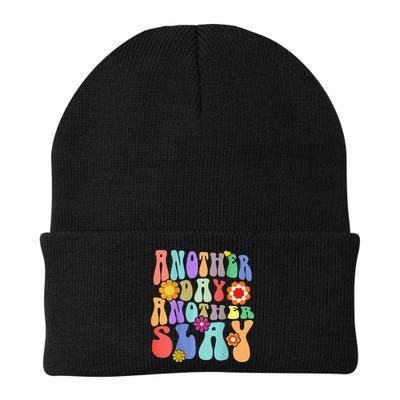 Another Day Another Slay Groovy Inspired Positive Vibes Beanie
