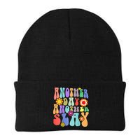 Another Day Another Slay Groovy Inspired Positive Vibes Beanie