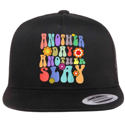 Another Day Another Slay Groovy Inspired Positive Vibes Flatbill Hat