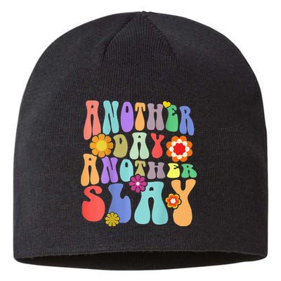 Another Day Another Slay Groovy Inspired Positive Vibes Sustainable Beanie