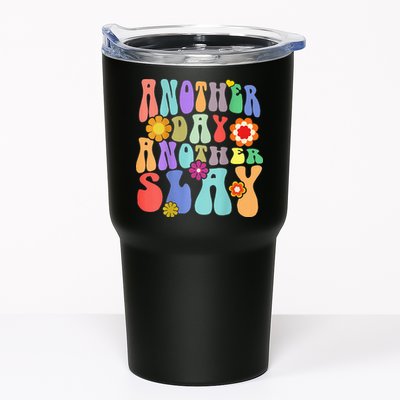 Another Day Another Slay Groovy Inspired Positive Vibes Tumbler