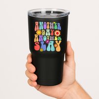 Another Day Another Slay Groovy Inspired Positive Vibes Tumbler