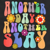 Another Day Another Slay Groovy Inspired Positive Vibes Tumbler