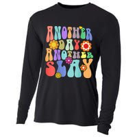 Another Day Another Slay Groovy Inspired Positive Vibes Cooling Performance Long Sleeve Crew