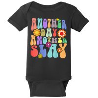Another Day Another Slay Groovy Inspired Positive Vibes Baby Bodysuit