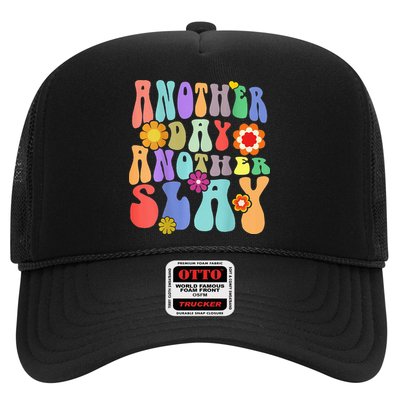 Another Day Another Slay Groovy Inspired Positive Vibes Trucker Hat
