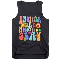 Another Day Another Slay Groovy Inspired Positive Vibes Tank Top