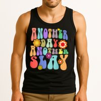 Another Day Another Slay Groovy Inspired Positive Vibes Tank Top