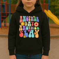 Another Day Another Slay Groovy Inspired Positive Vibes Kids Hoodie