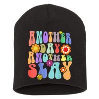Another Day Another Slay Groovy Inspired Positive Vibes Short Acrylic Beanie