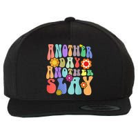 Another Day Another Slay Groovy Inspired Positive Vibes Wool Snapback Cap