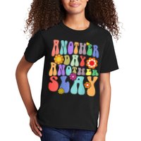 Another Day Another Slay Groovy Inspired Positive Vibes Kids T-Shirt