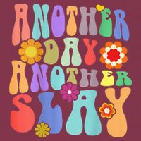 Another Day Another Slay Groovy Inspired Positive Vibes 16oz Travel Tumbler