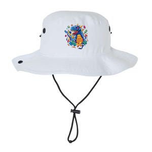 Autism Dinosaur And Puzzle Pieces Legacy Cool Fit Booney Bucket Hat