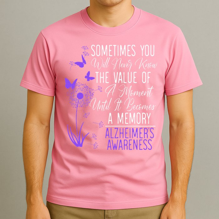 AlzheimerS Disease Awareness Dementia I Wear Purple T-Shirt