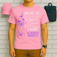 AlzheimerS Disease Awareness Dementia I Wear Purple T-Shirt